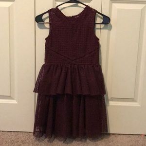 Beautiful dark red kids dress